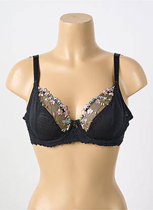 Soutien-gorge légère et transparente haut soutien-gorge emboitant noir FREYA femme
