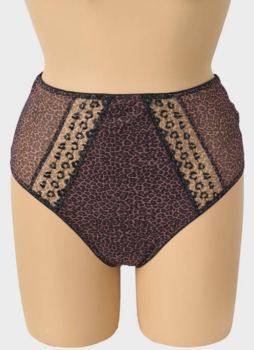 Culotte haute marron ELOMI pour femme