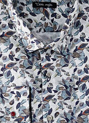 Chemise manches longues blanc LA CIBLE ROUGE pour homme seconde vue