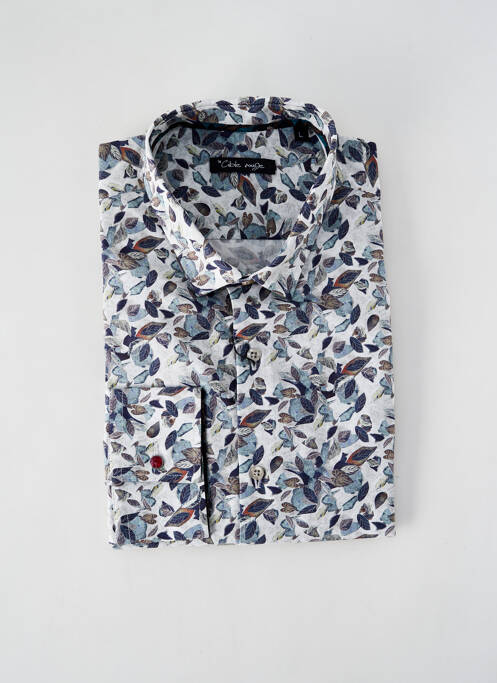 Chemise manches longues blanc LA CIBLE ROUGE pour homme