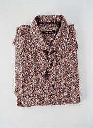 Chemise manches longues imprimé fantaisie orange LA CIBLE ROUGE homme