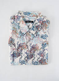 Chemise manches longues imprimé fantaisie beige LA CIBLE ROUGE homme
