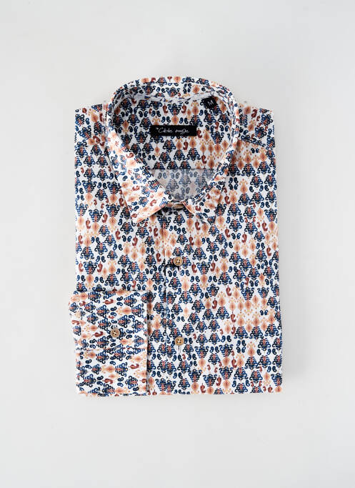 Chemise manches longues blanc LA CIBLE ROUGE pour homme