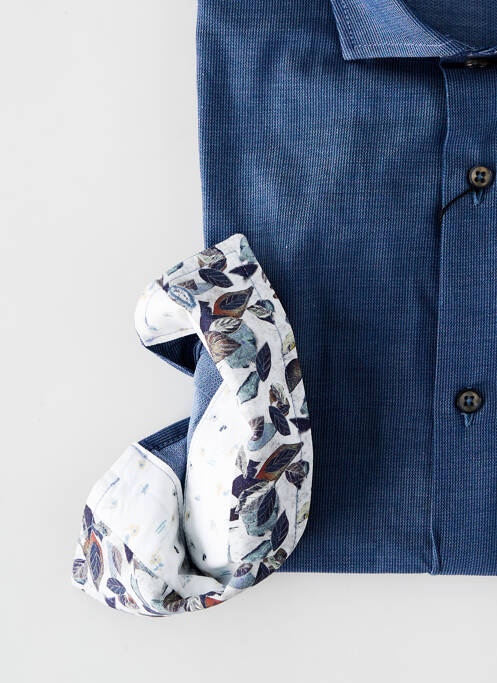 Chemise manches longues bleu LA CIBLE ROUGE pour homme