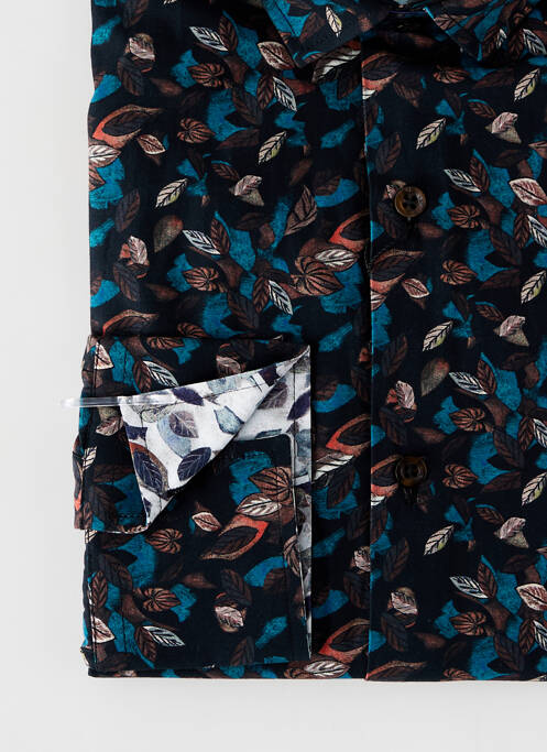 Chemise manches longues noir LA CIBLE ROUGE pour homme