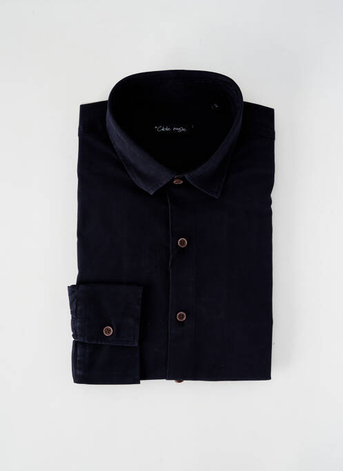 Chemise manches longues noir LA CIBLE ROUGE pour homme