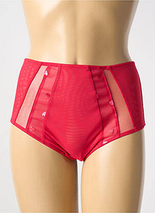 Culotte stretch rouge ELOMI femme