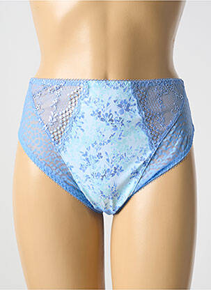 Culotte tissage dentelle bleu ELOMI femme