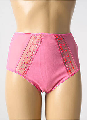 Culotte haute stretch rose ELOMI femme