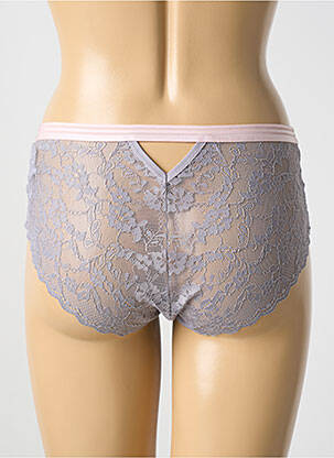 Culotte tissage dentelle gris FREYA femme