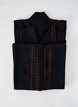 Gilet manches longues manches longues noir LA CIBLE ROUGE homme
