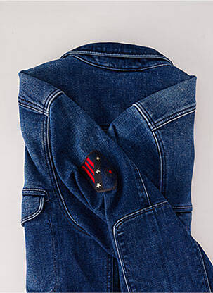 Chemise manches longues poches bleu LA CIBLE ROUGE homme