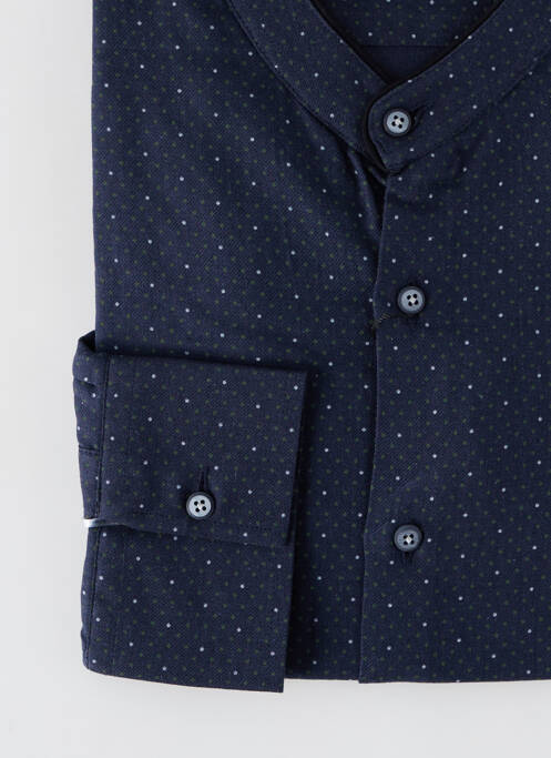 Chemise manches longues bleu LA CIBLE ROUGE pour homme