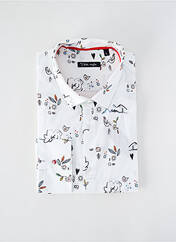 Chemise manches longues blanc LA CIBLE ROUGE pour homme seconde vue