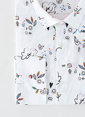 Chemise manches longues blanc LA CIBLE ROUGE pour homme seconde vue