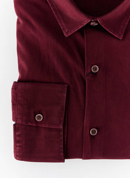 Chemise manches longues violet LA CIBLE ROUGE pour homme