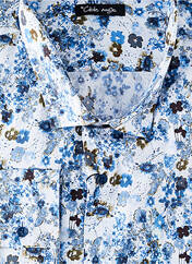 Chemise manches longues bleu LA CIBLE ROUGE pour homme seconde vue