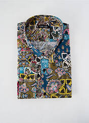 Chemise manches longues bleu LA CIBLE ROUGE pour homme seconde vue