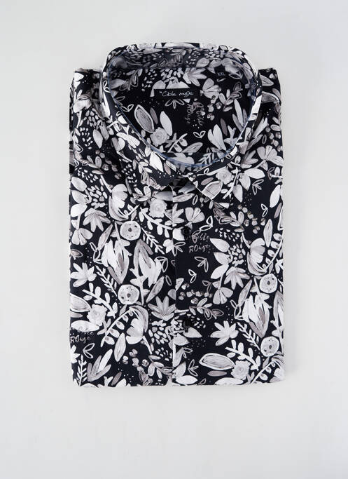 Chemise manches longues noir LA CIBLE ROUGE pour homme