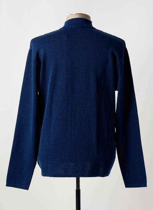 Gilet manches longues bleu LA CIBLE ROUGE pour homme