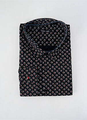 Chemise manches longues imprimé fantaisie noir LA CIBLE ROUGE homme