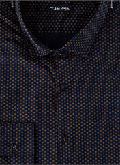 Chemise manches longues bleu LA CIBLE ROUGE pour homme seconde vue