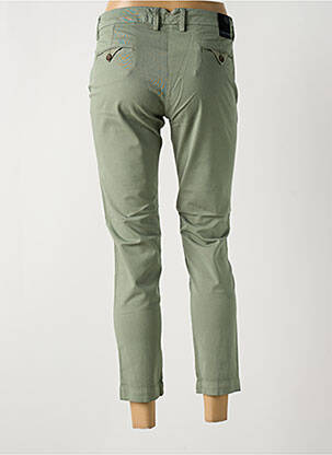 Pantalon 7/8 stretch taille normale vert LA CIBLE ROUGE femme