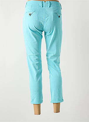 Pantalon 7/8 stretch taille normale bleu LA CIBLE ROUGE femme