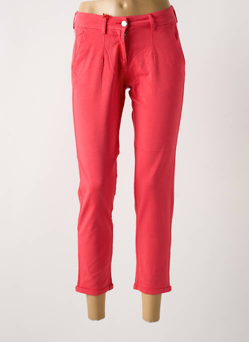 Pantalon 7/8 rose LA CIBLE ROUGE pour femme