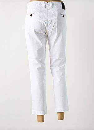 Pantalon 7/8 stretch taille normale blanc LA CIBLE ROUGE femme
