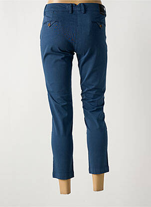 Pantalon 7/8 stretch taille normale bleu LA CIBLE ROUGE femme