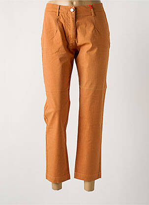 Pantalon 7/8 stretch taille normale orange LA CIBLE ROUGE femme