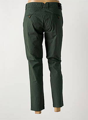Pantalon 7/8 tissage popeline taille normale vert LA CIBLE ROUGE femme