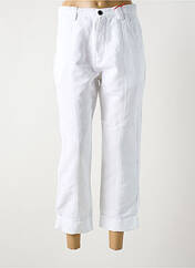Pantalon 7/8 blanc LA CIBLE ROUGE pour femme seconde vue