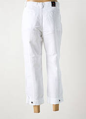Pantalon 7/8 blanc LA CIBLE ROUGE pour femme seconde vue