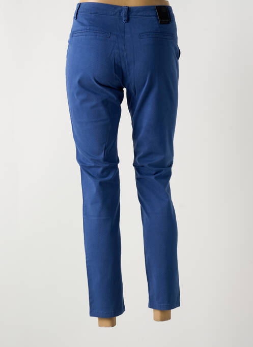 Pantalon chino bleu LA CIBLE ROUGE pour femme