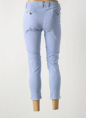 Pantalon 7/8 stretch taille normale bleu LA CIBLE ROUGE femme