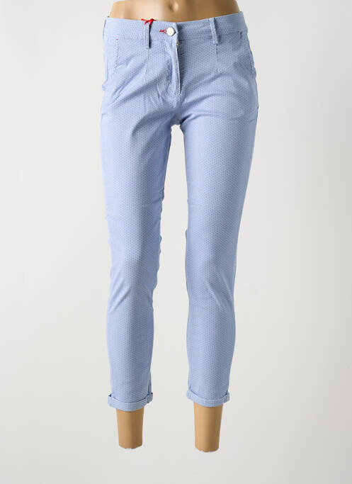 Pantalon 7/8 bleu LA CIBLE ROUGE pour femme