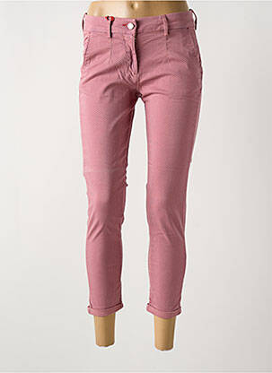 Pantalon 7/8 stretch taille normale rose LA CIBLE ROUGE femme