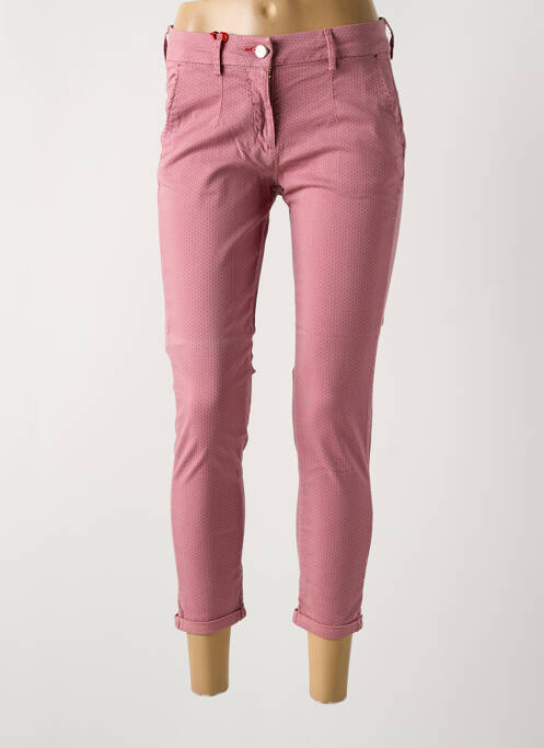 Pantalon 7/8 rose LA CIBLE ROUGE pour femme