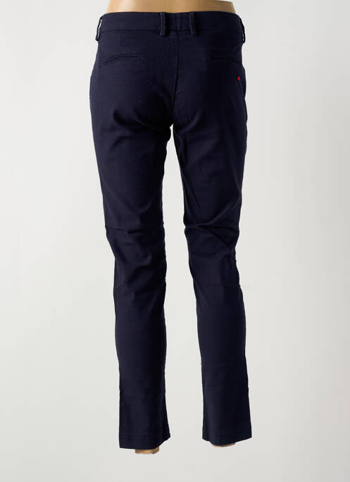 Pantalon chino bleu LA CIBLE ROUGE pour femme