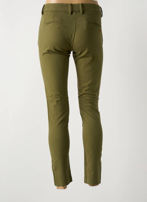 Pantalon chino vert LA CIBLE ROUGE pour femme
