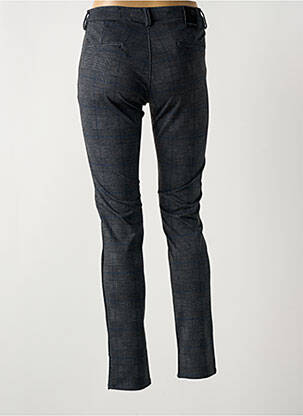 Pantalon chino tissage popeline gris LA CIBLE ROUGE femme