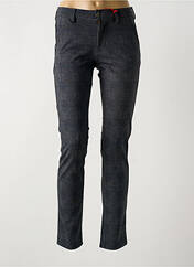 Pantalon chino gris LA CIBLE ROUGE pour femme seconde vue