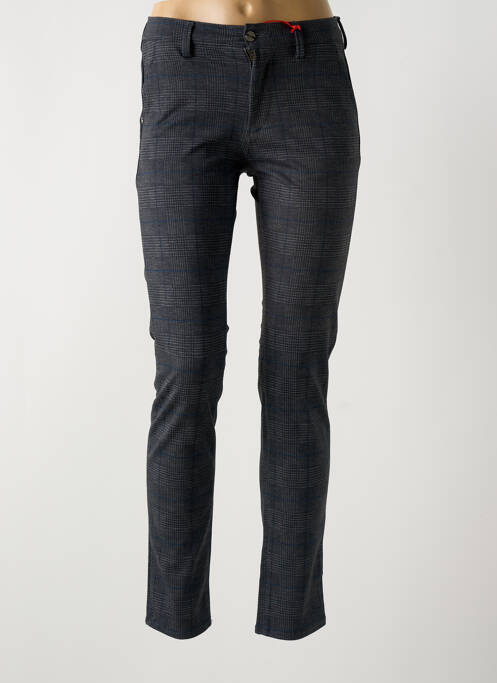 Pantalon chino gris LA CIBLE ROUGE pour femme