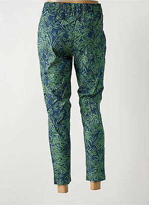 Pantalon chino tissage popeline taille normale vert LA CIBLE ROUGE femme