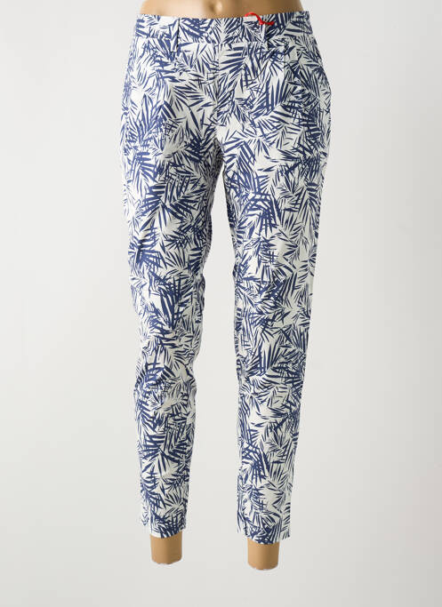 Pantalon chino bleu LA CIBLE ROUGE pour femme