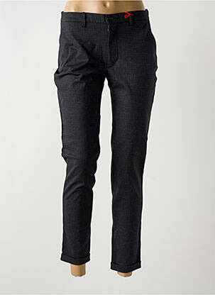 Pantalon 7/8 stretch taille normale noir LA CIBLE ROUGE femme