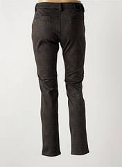 Pantalon chino marron LA CIBLE ROUGE pour femme seconde vue