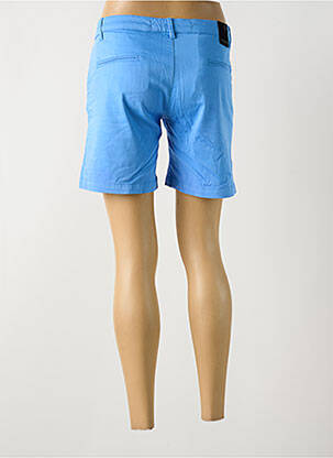 Short fermeture zippée sous rabat boutonné taille normale bleu LA CIBLE ROUGE femme